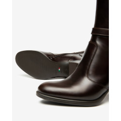 STIVALI NEROGIARDINI DONNA MANOLETE T.DI MORO TR CAPUA TACCO 7CM I514651D/300