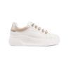 SNEAKERS QUEEN HELENA PLATFORM CON LACCI GIOIELLO X34-11 WHITE/PINK