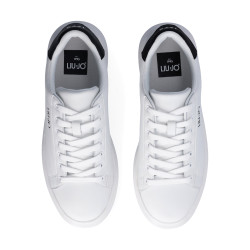 SNEAKERS LIU JO UOMO BIG 01 - SNEAKER LEATHER WHITE/BLACK