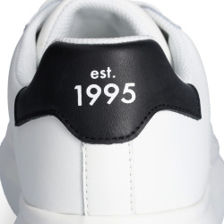 SNEAKERS LIU JO UOMO BIG 01 - SNEAKER LEATHER WHITE/BLACK