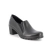 SLIP-ON ENVAL SOFT DONNA IN PELLE NERO CON TACCO 6,3CM 6754800