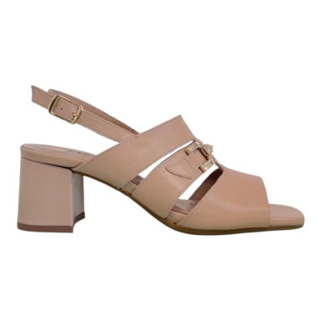 SANDALO CON TACCO  ENVAL SOFT DONNA CAPRA NAPPATA   BEIGE 7773911