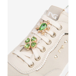 SNEAKERS NEROGIARDINI DONNA VELVET MILK 1039 VELVET MILK 1039 NAPPA PANDORA SALVIA T.BRILL E615202D/710