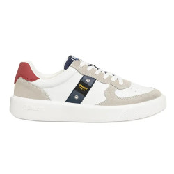 SNEAKERS BLAUER UOMO BUCK02 MAN LEATHER/SUEDE  F4BUCK02/LES/WHI/RED