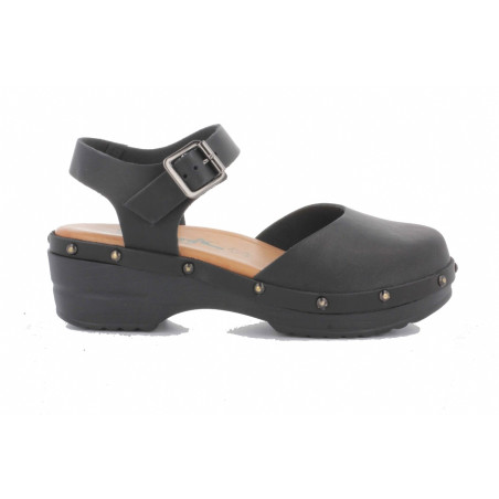 SABOT BIONATURA DONNA  R GAUCHO OIL NERO 77C2071R-GOINER