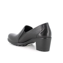 SLIP-ON ENVAL SOFT DONNA IN PELLE NERO CON TACCO 6,3CM 6754800