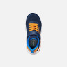 SNEAKERS GEOX BAMBINO JUNIOR  J ASSISTER B. C - MESH+DBK STA NAVY/ORANGE J45DZC 014CE C0820