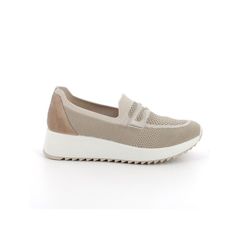 SLIP-ON ENVAL SOFT DONNA  T."FLYKNIT"RECY TAUPE-CREAM 1275333