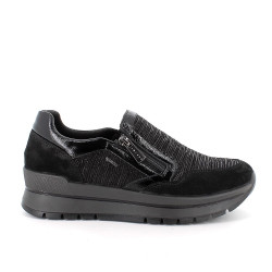 SLIP ON CON ZEPPA IGI&CO DONNA SC.SCARABEO/SCA NERO 8676000