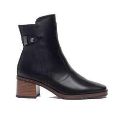 TRONCHETTI NEROGIARDINI DONNA IN PELLE NERO 5CM I308183D/100