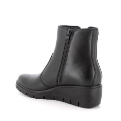 STIVALETTI ENVAL SOFT DONNA NERO ZIP LATERALE ZEPPA 5CM 6766400