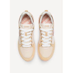 SNEAKERS COLMAR DONNA TRAVIS AUTHENTIC BEIGE-ROSE  TRAVIS A 051