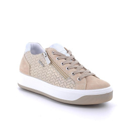 SNEAKERS  IGI&CO DONNA SCAM.SU/VIT.LAM AVORIO 7656522