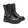 ANFIBIO CULT DONNA SLASH 4585 MID W LEATHER BLACK CLW458500