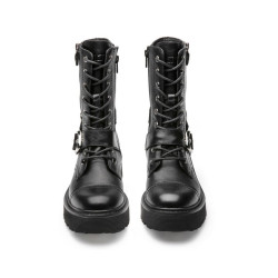 ANFIBIO CULT DONNA SLASH 4585 MID W LEATHER BLACK CLW458500