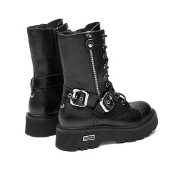 ANFIBIO CULT DONNA SLASH 4585 MID W LEATHER BLACK CLW458500