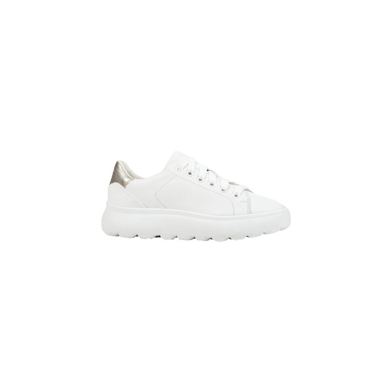 SNEAKERS GEOX DONNA D SPHERICA EC4.1 B - NA+ME.SHE WHITE/GOLD D35TCB 085Y2 C0232
