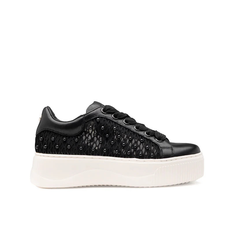 SNEAKERS CULT DONNA PERRY 4683 LOW W NET/LEATHER BLACK CLW468301