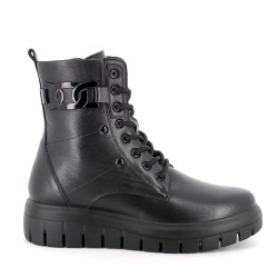 ANFIBIO IGI&CO DONNA NAPPA SOFT NERO ZEPPA 4,4CM 8653100