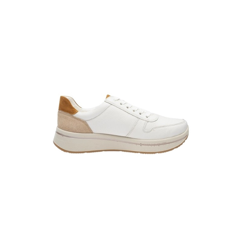 SNEAKERS ARA SHOES DONNA CERVOCALF,KALBVELOUR CREAM,CARAMEL,SAND SAPPORO 3.0 12-27540-45