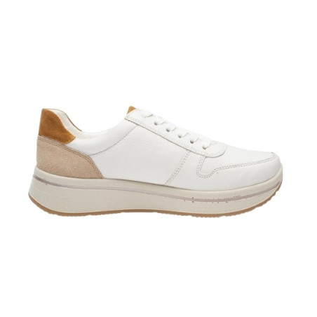 SNEAKERS ARA SHOES DONNA CERVOCALF,KALBVELOUR CREAM,CARAMEL,SAND SAPPORO 3.0 12-27540-45