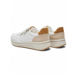 SNEAKERS ARA SHOES DONNA CERVOCALF,KALBVELOUR CREAM,CARAMEL,SAND SAPPORO 3.0 12-27540-45