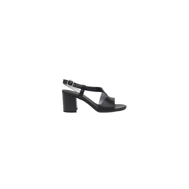 SANDALI CON TACCO NEROGIARDINI DONNA TAMIGI NERO TR AULLA NERO TACCO 7CM E410440D/100