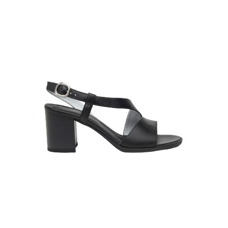 SANDALI CON TACCO NEROGIARDINI DONNA TAMIGI NERO TR AULLA NERO TACCO 7CM E410440D/100