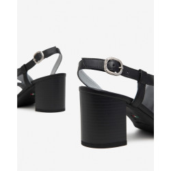 SANDALI CON TACCO NEROGIARDINI DONNA TAMIGI NERO TR AULLA NERO TACCO 7CM E410440D/100