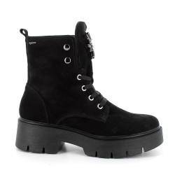 STIVALETTO IGI&CO DONNA SCAMOSCIATO NERO CON TACCO 5CM 6665500