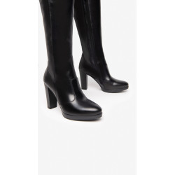 STIVALE CON TACCO NEROGIARDINI DONNA GUANTO NERO TACCO 9.5CM I205742D/100