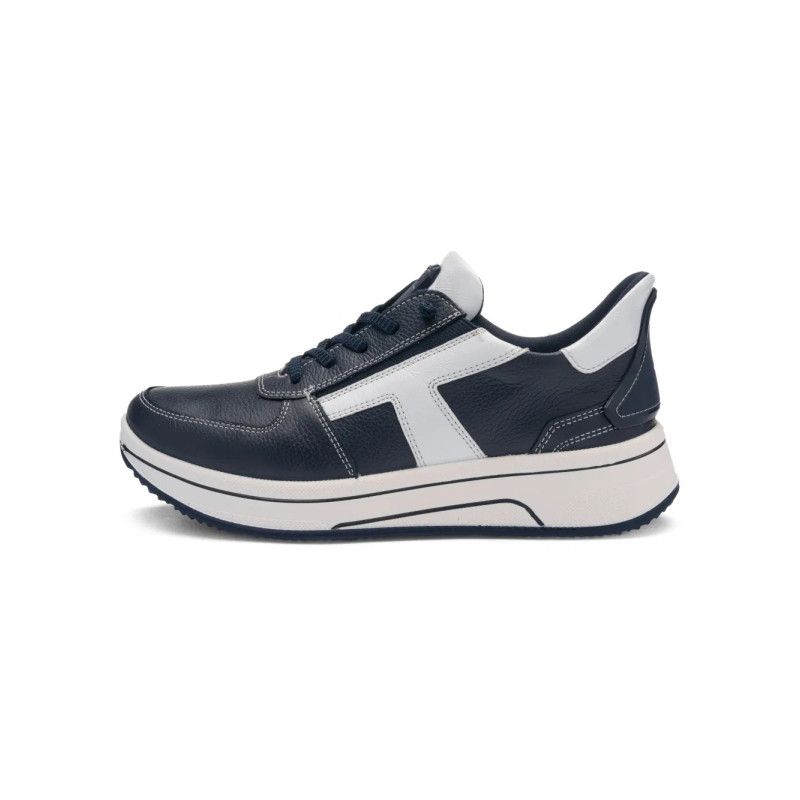 SNEAKERS ARA SHOES GAUCHOCALF,CRUNCHLACK SAPPORO 3.0 BLAU WEISS 12-27554-14 