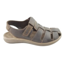 SANDALO ENVAL SOFT UOMO NABUK INGR.SCHI CAFFE' 7734711