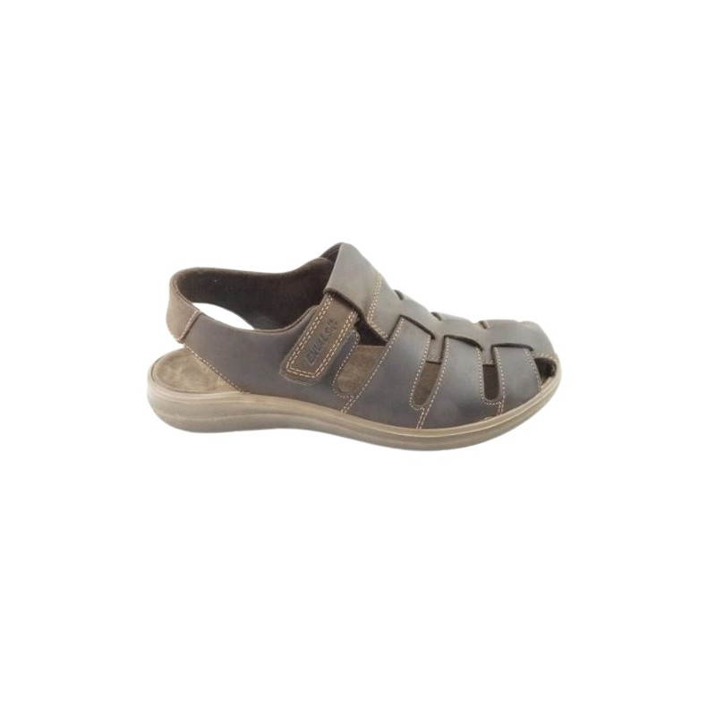 SANDALO ENVAL SOFT UOMO NABUK INGR.SCHI CAFFE' 7734711