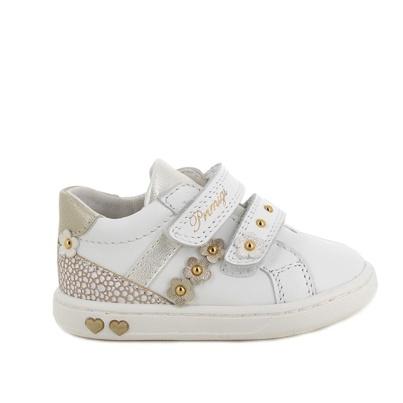 SNEAKERS PRIMIGI PRIMI PASSI BAMBINA NAPPA SOFT BIANCO 1403011     