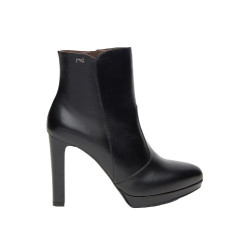 TRONCHETTO NEROGIARDINI DONNA NAPPA PANDORA NERO BATTIS.TPU SAMARRA TACCO 10 CM I410981D/100