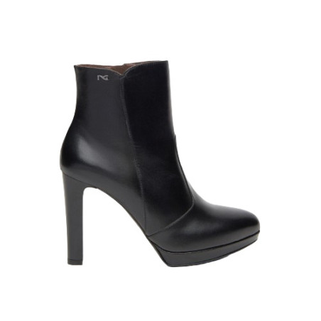 TRONCHETTO NEROGIARDINI DONNA NAPPA PANDORA NERO BATTIS.TPU SAMARRA TACCO 10 CM I410981D/100