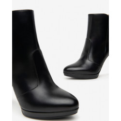 TRONCHETTO NEROGIARDINI DONNA NAPPA PANDORA NERO BATTIS.TPU SAMARRA TACCO 10 CM I410981D/100