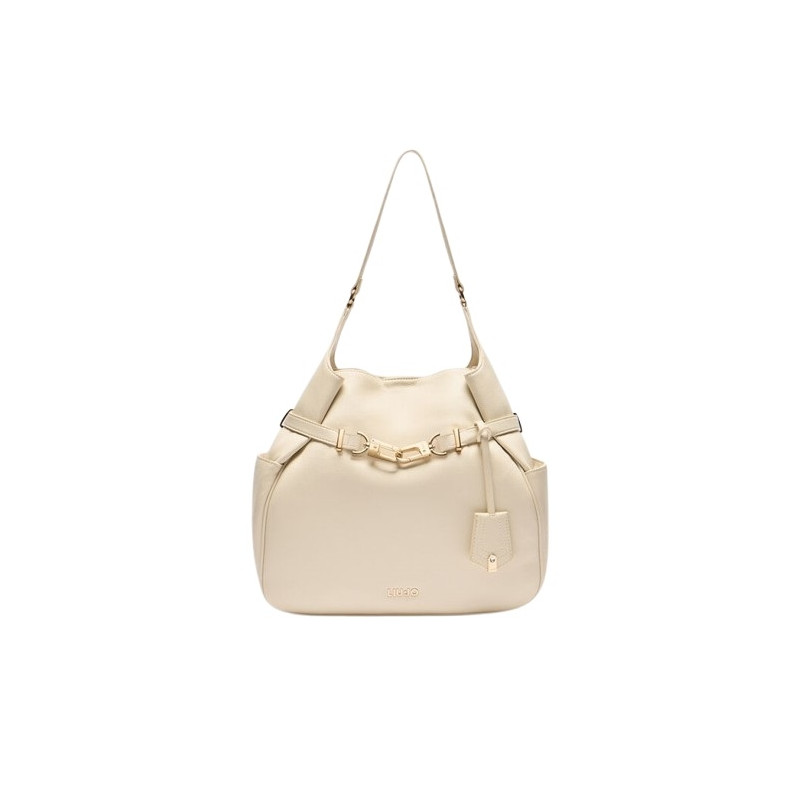 BORSA A SPALLA LIU JO DONNA ECS HOBO CREAM 32X14X31CM AA5048 E0037 X0459