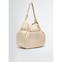 BORSA A SPALLA LIU JO DONNA ECS HOBO CREAM 32X14X31CM AA5048 E0037 X0459