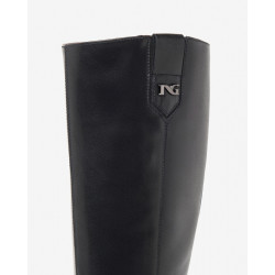 STIVALI NEROGIARDINI DONNA IN PELLE GUANTO NERO TR PONZA TACCO 8 CM I411855D/100