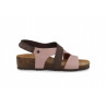 SANDALO BIONATURA DONNA 12A2390 IMB NBK ROSA POLV/T.MORO 12A2390-I-NBRPTM