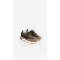 SNEAKERS NEROGIARDINI DONNA VELOUR STONE TOMAIA VERDONE I205193D/534