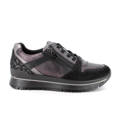 SNEAKERS CON ZEPPA IGI&CO DONNA VI.LAM.WINT.FOG ACCIAIO/NERO 8676155