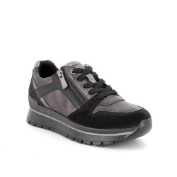 SNEAKERS CON ZEPPA IGI&CO DONNA VI.LAM.WINT.FOG ACCIAIO/NERO 8676155