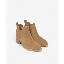 TRONCHETTI NEROGIARDINI DONNA IN SUEDE AMBRA E409780D/424