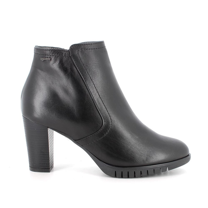 STIVALETTI IGI&CO DONNA IN PELLE NERO TACCO 6,3CM 6697500