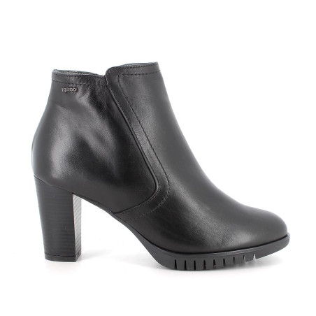 STIVALETTI IGI&CO DONNA IN PELLE NERO TACCO 6,3CM 6697500