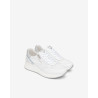 SNEAKERS NEROGIARDINI DONNA SKIPPER BIANCO SKIPPER BIANCO T.GIOVE BIANCO/GRIGI VELOUR E615190D/707