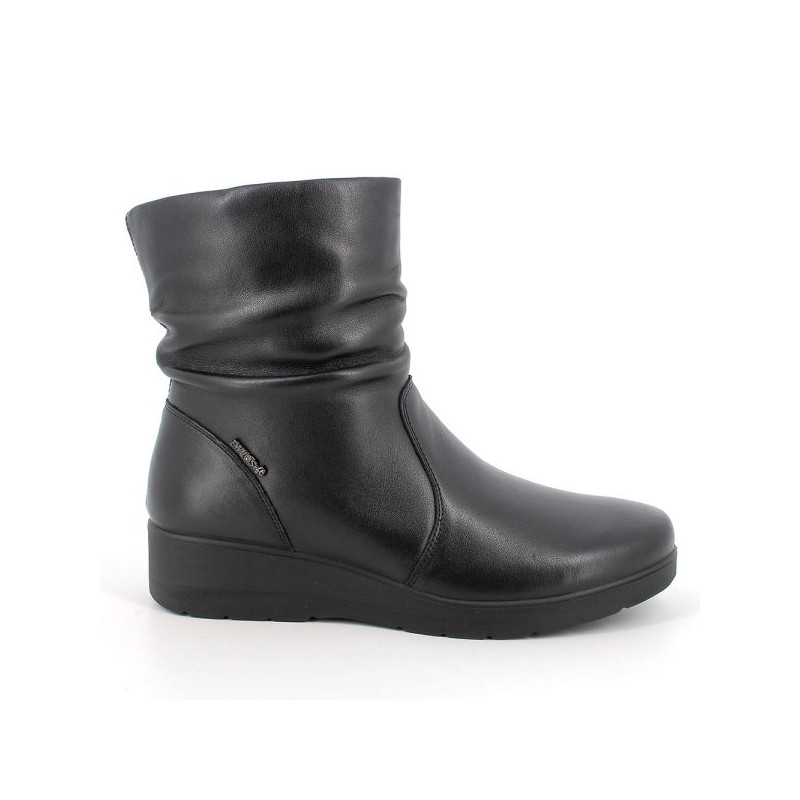 STIVALETTI ENVAL SOFT DONNA NERO ZIP CON ZEPPA  6761800